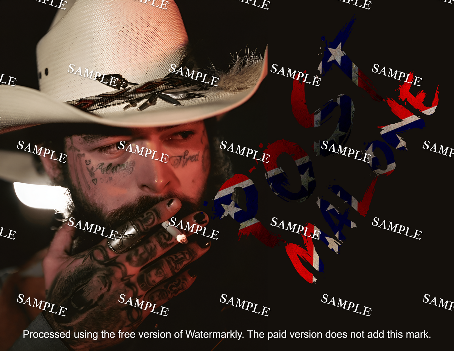 Post Malone Tumbler Wrap