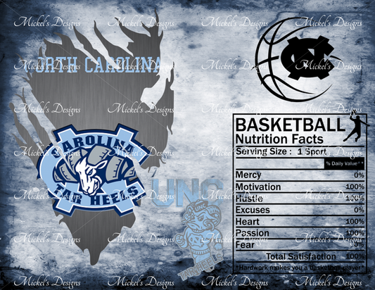 North Carolina Tar Heels Wrap