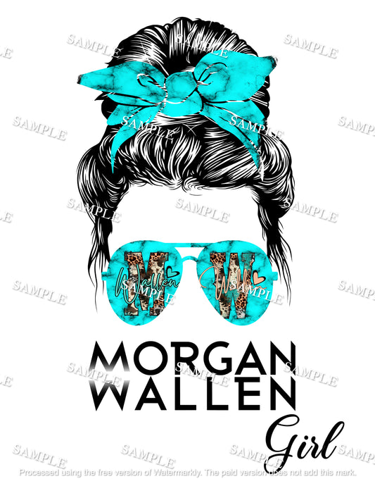 Morgan Wallen Messy Bun